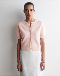 COS - Merino Wool Short-Sleeved Cardigan