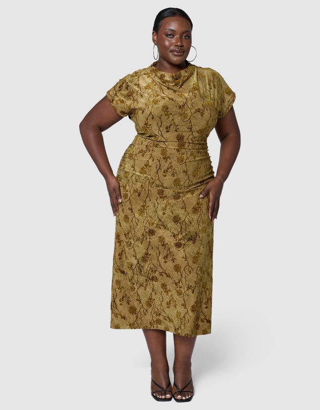 Sunday In The City - Wild Grace Midi Dress