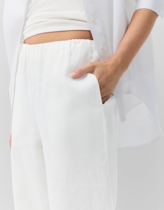 UNISON - Essential Linen Wide Leg Pant