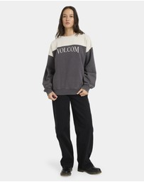 Volcom - Womens Stone Blocked Crew Neck