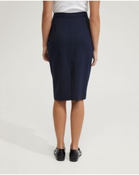 Oxford - Peggy Wool Stretch Suit Skirt