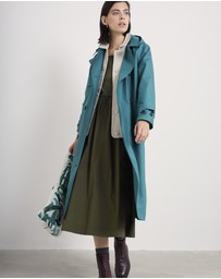 Seasalt - Seasalt Cornwall Teal Penweathers Trench Coat