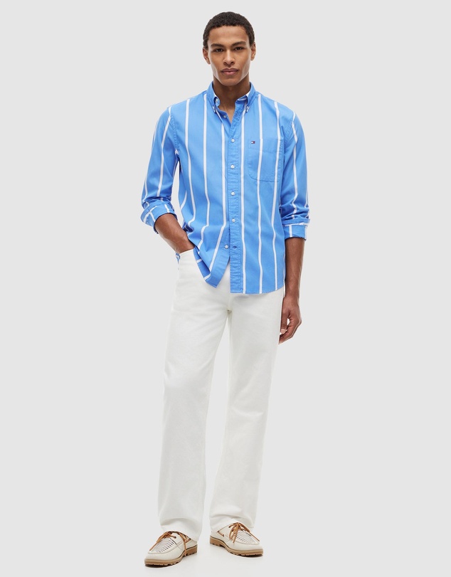 Tommy Hilfiger - Spaced Stripe Poplin Shirt