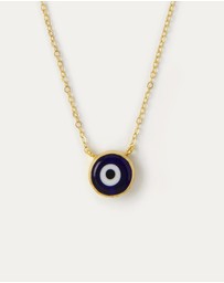 Ottoman Hands - Nazar Navy Evil Eye Necklace