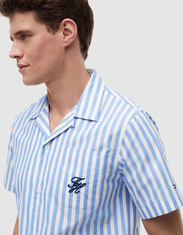Tommy Hilfiger - Regular Fit Paper Touch Short Sleeve Shirt