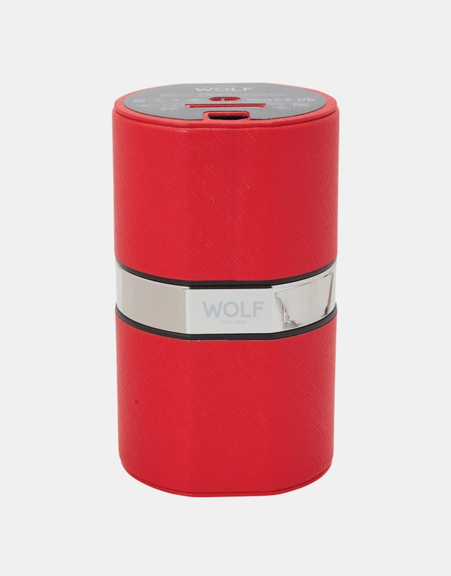 Wolf - Wolf Rocket Travel Watch Winder Red