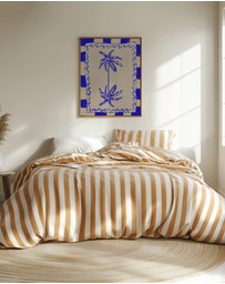 Olive et Oriel - Coastal Charm by Shatha Al Dafai Art Print