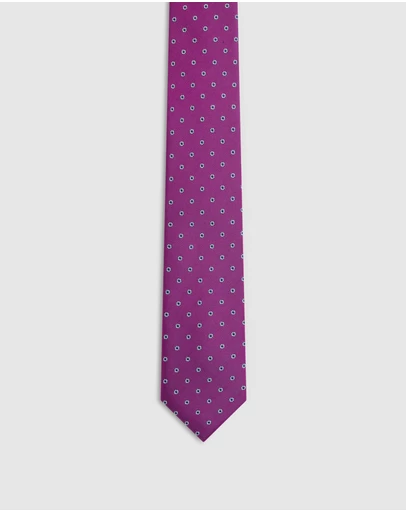 Oxford - Milton Spot 7Cm Floral Tie
