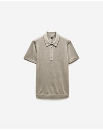Calibre - Shiny Rayon Polo Stone