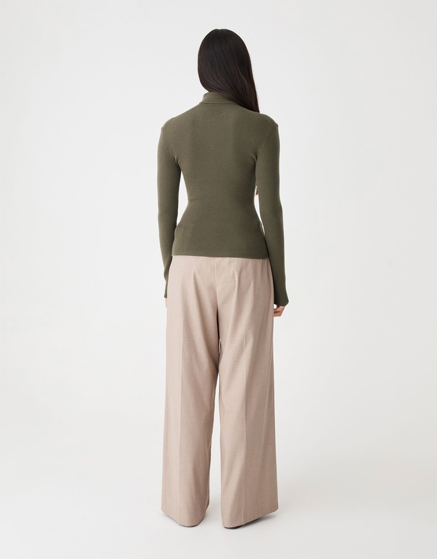 Forcast - Ginny Ribbed Turtleneck Knit