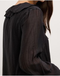 The Fated - Kyla Ruffled Neck Blouse