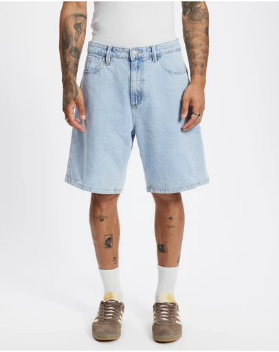 Thrills - Mid Slacker Relaxed Long Denim Shorts