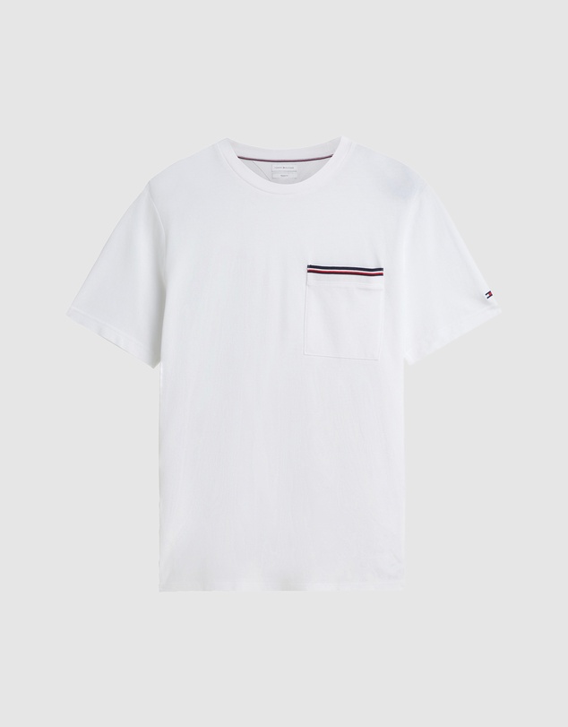 Tommy Hilfiger - Global Stripe Pocket Pique T-Shirt