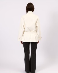 Style Addict - Belted Trench Jacket