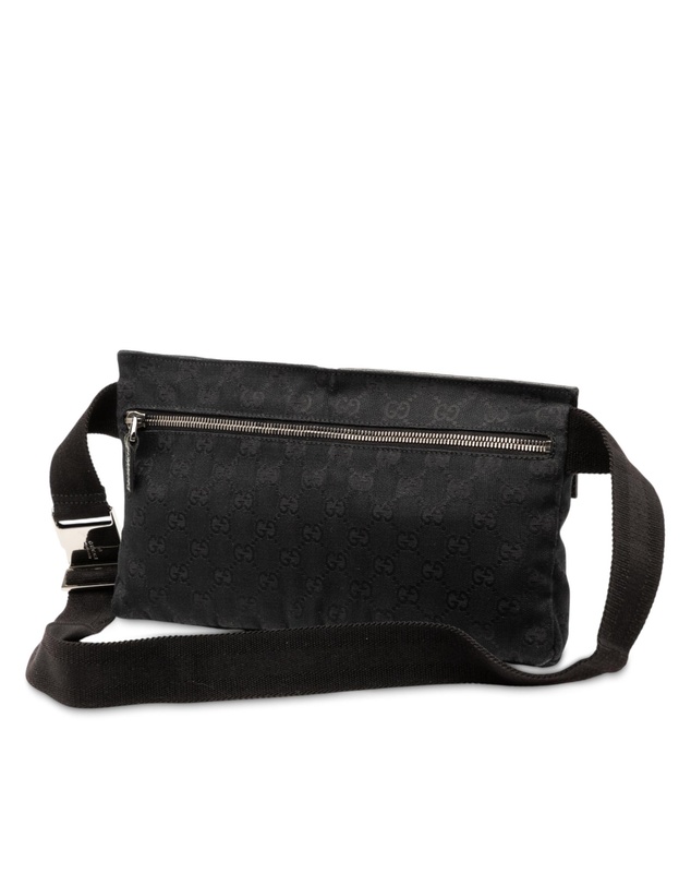 Pre-Loved by Azura Reborn - Pre-Loved GG Canvas Double Pocket Belt Bag