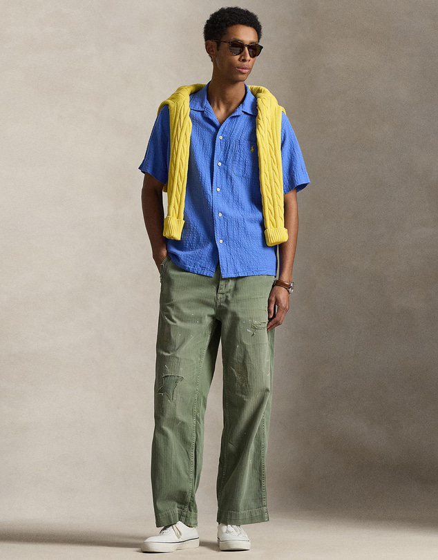 Polo Ralph Lauren - Classic Fit Linen-Blend Seersucker Shirt