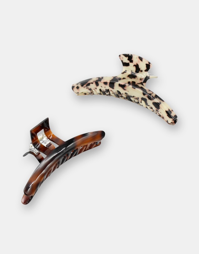 Morgan & Taylor - Meghan Hair Claw Set in Brown