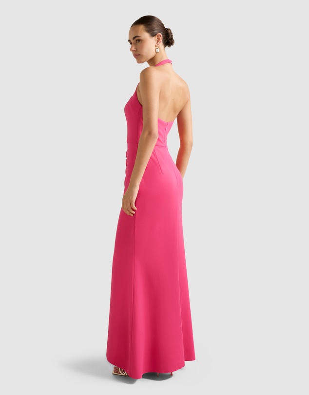 Forever New - Willow Halter Neck Wrap Maxi Dress