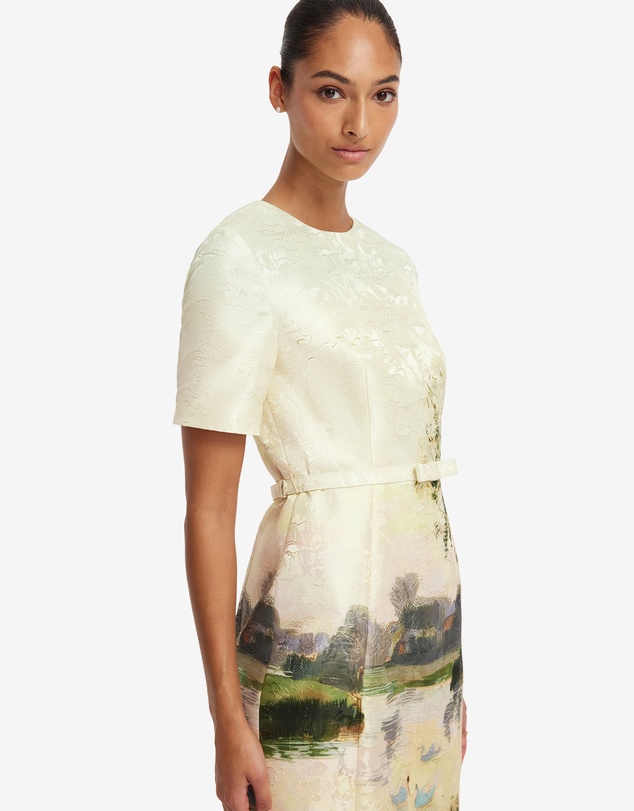 LEO LIN - Elizabeth Jacquard SS Midi Dress