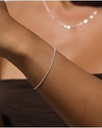 SAINT VALENTINE - Dash Dot Chain Bracelet - Silver