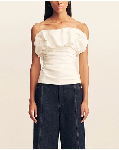 Shona Joy - Campbell Strapless Bubble Top