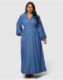 Sunday In The City - Endless Road Maxi Dress
