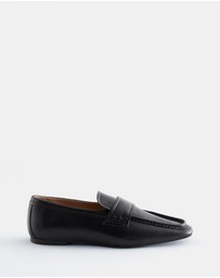 & Other Stories - Square-Toe Leather Loafers