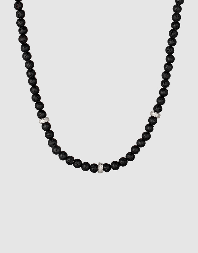 Kuzzoi - Lava Bead Necklace