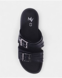 Mia Vita - Bowie Slide - Black/Black