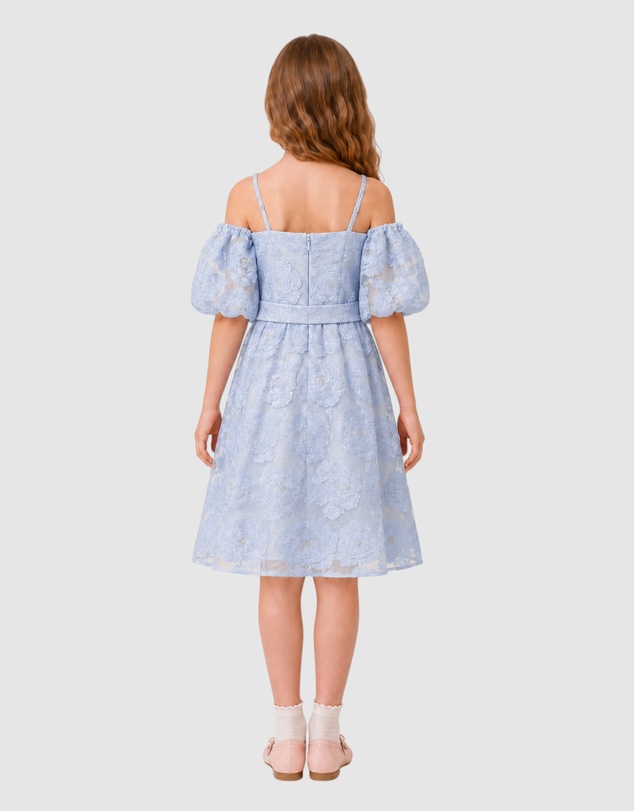 Romance by Honey and Beau - Selena Puff Sleeve Dress