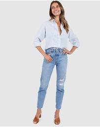 CAMIXA - Rina Striped Linen Shirt