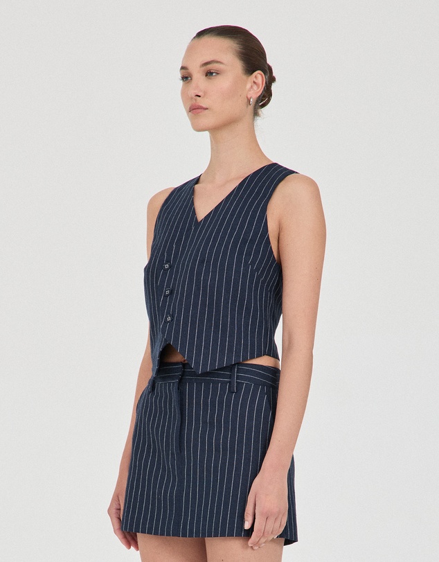 FRIEND of AUDREY - Jayden Stripe Waistcoat