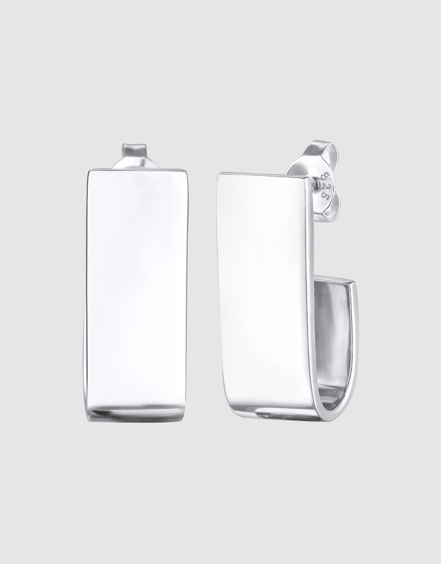 Elli Jewelry - Chunky Stud Earrings in 925 Silver