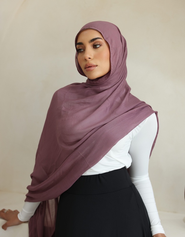Mod Squad - Double Stitch Hijab- Lavender