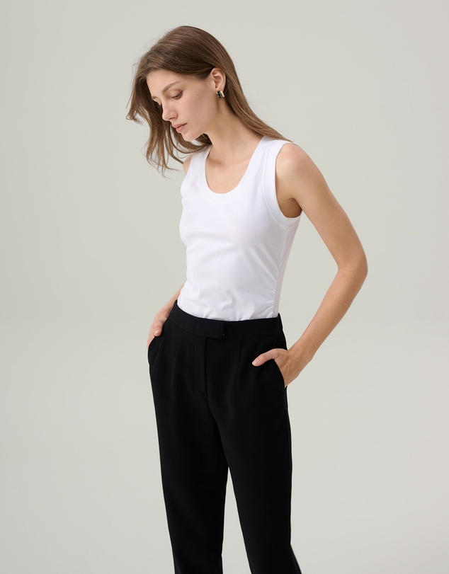 IDA+S - Mae White Tank Top