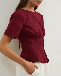 Atmos&Here - Maya Pin Tuck Top