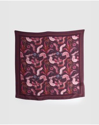 Evity - Silk Scarf Floral Print