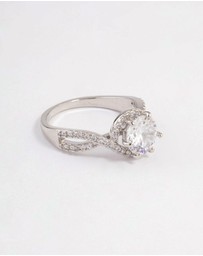 Lovisa - Silver Round Infinity Halo Ring