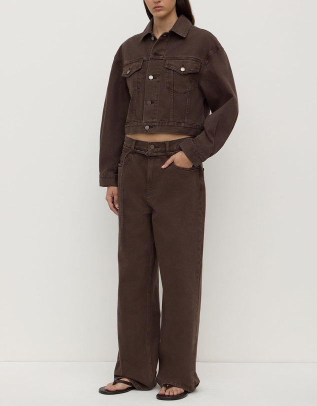 Assembly Label - Cropped Denim Jacket