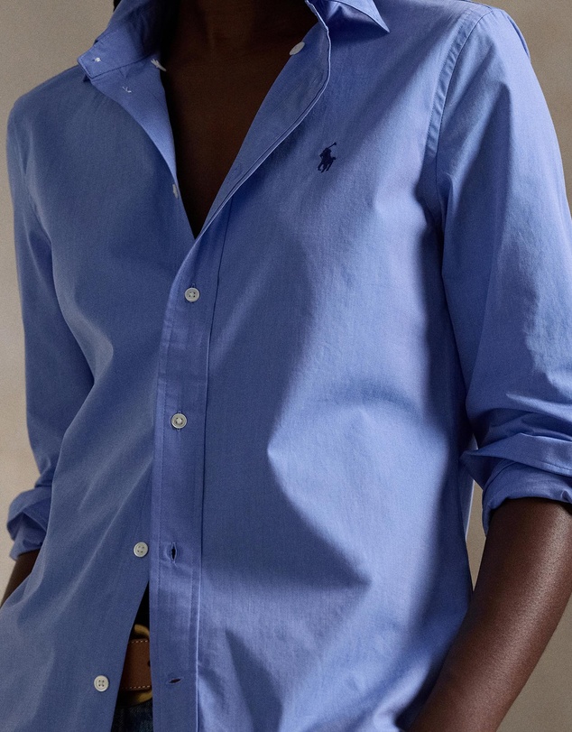 Polo Ralph Lauren - End-On-End Stretch Slim Fit Cotton Shirt - The ICONIC Exclusive