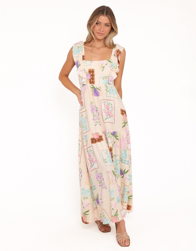 Petal & Pup - Brandi Maxi Dress - Lilac Floral