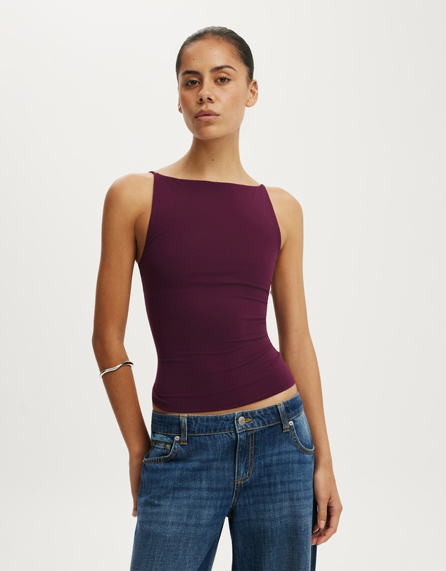 Cotton On - Hold Me High Neck Cami
