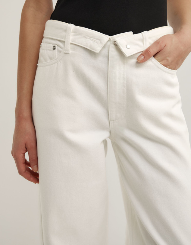 Witchery - Fold Waist Slouch Jeans