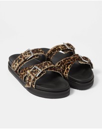 & Other Stories - Cross-Strap Leather Sandals