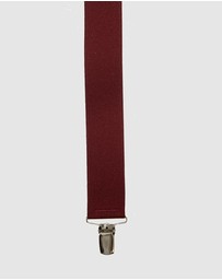 Buckle - Australian Made Plain Y Back Braces. 35mm width.