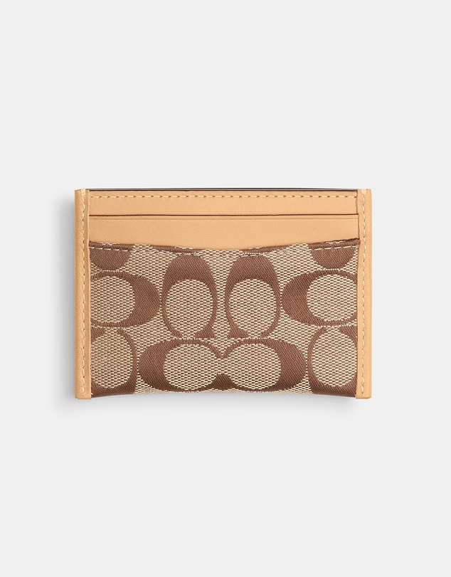 Coach - Signature Jacquard Essential Card Case