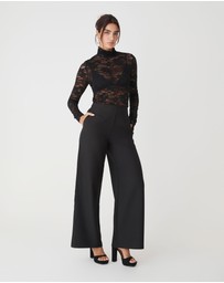 Forcast - Torin Lace Turtleneck Top