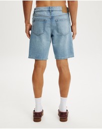 Cotton On - Loose Straight Denim Short