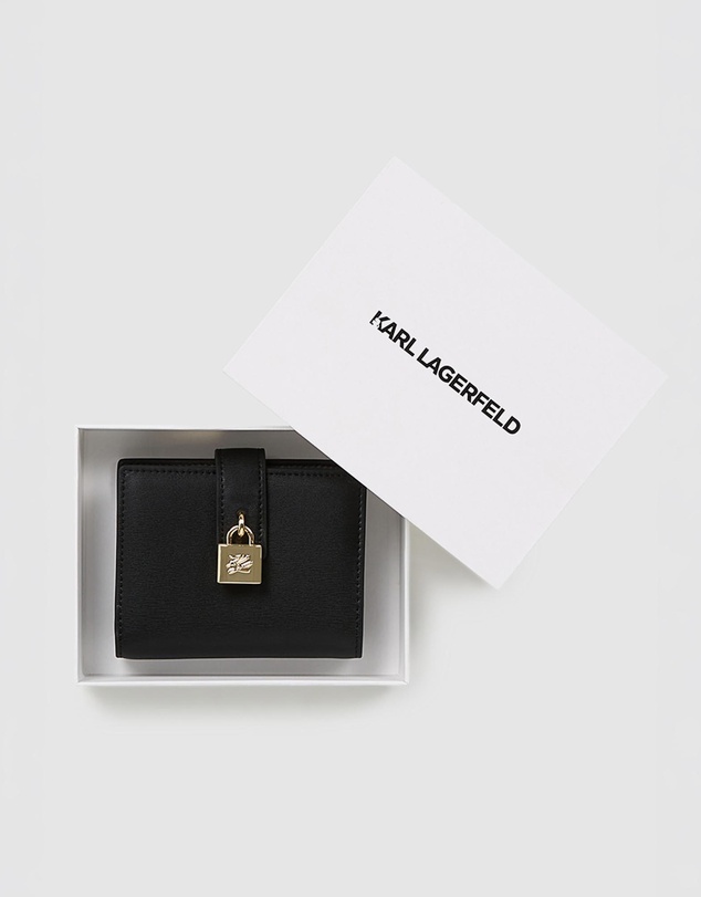 Karl Lagerfeld - K/Autograph Padlock Medium Bifold Wallet