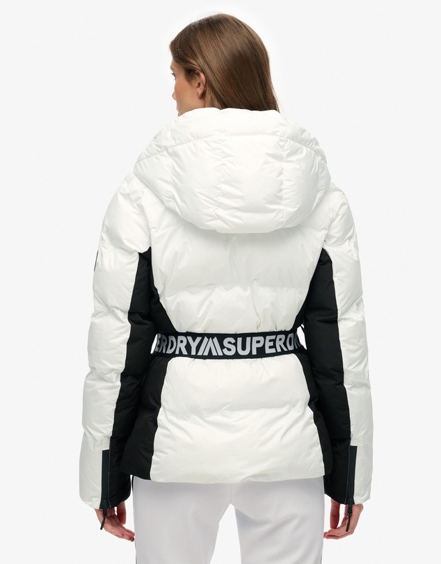 Superdry - Luxe Belted Ski Padded Slim Fit Jacket